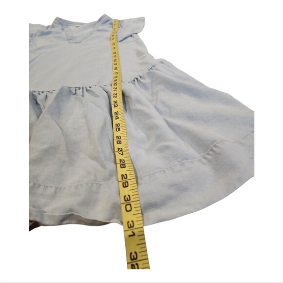 SEED Heritage Ruffle Hem Mini Dress Sz (US 2) AU6 Cap Sleeve Boho Casual Chic - Picture 6 of 9